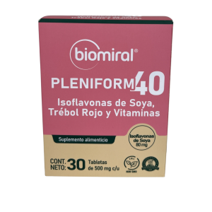 Pleniform 40 (Isoflavonas de Soya, Trébol Rojo y Vitaminas)