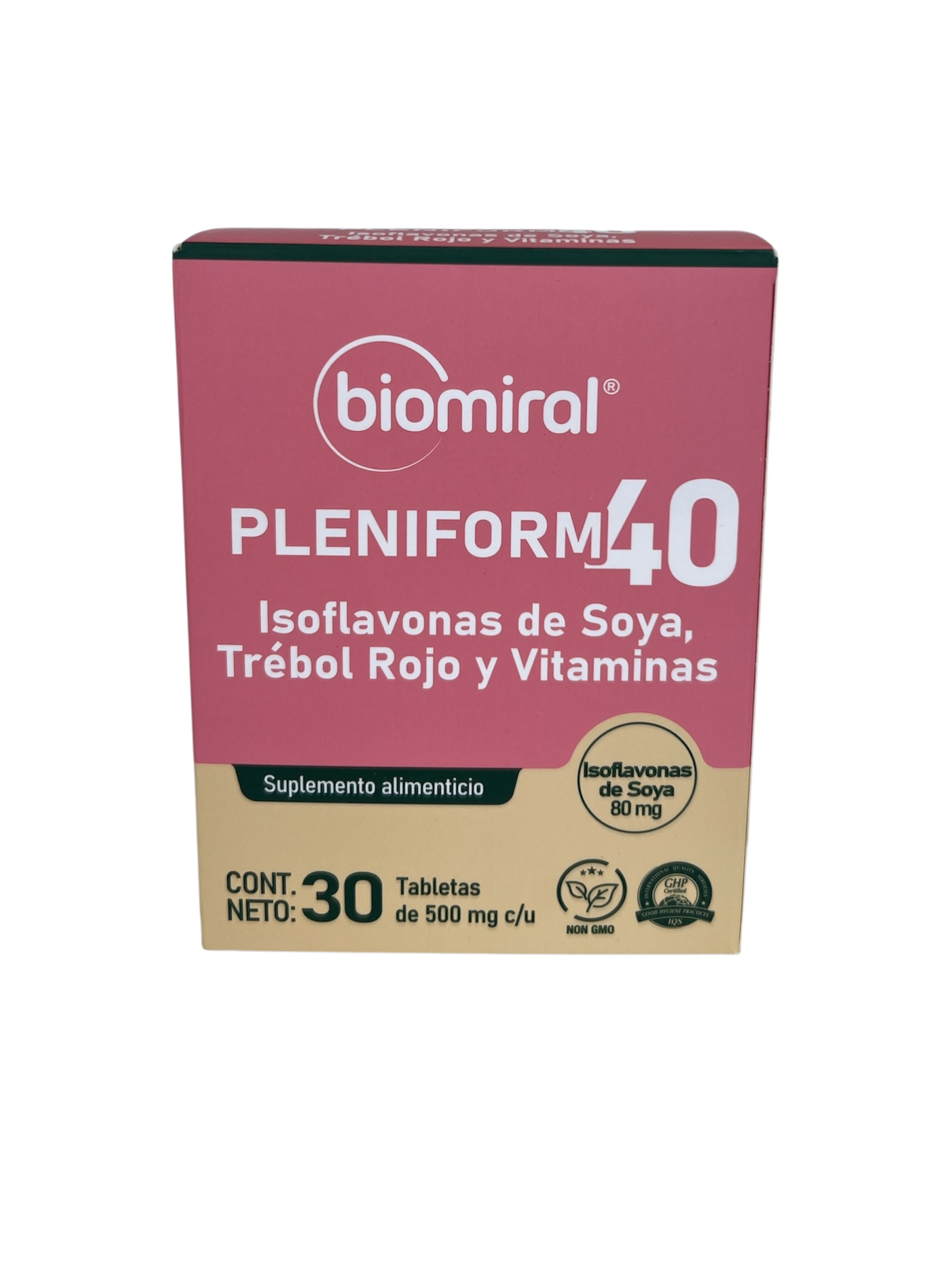 Pleniform 40 (Isoflavonas de Soya, Trébol Rojo y Vitaminas)