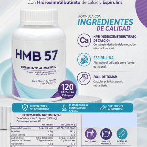 HMB 57 (Hidroximetilbutirato)